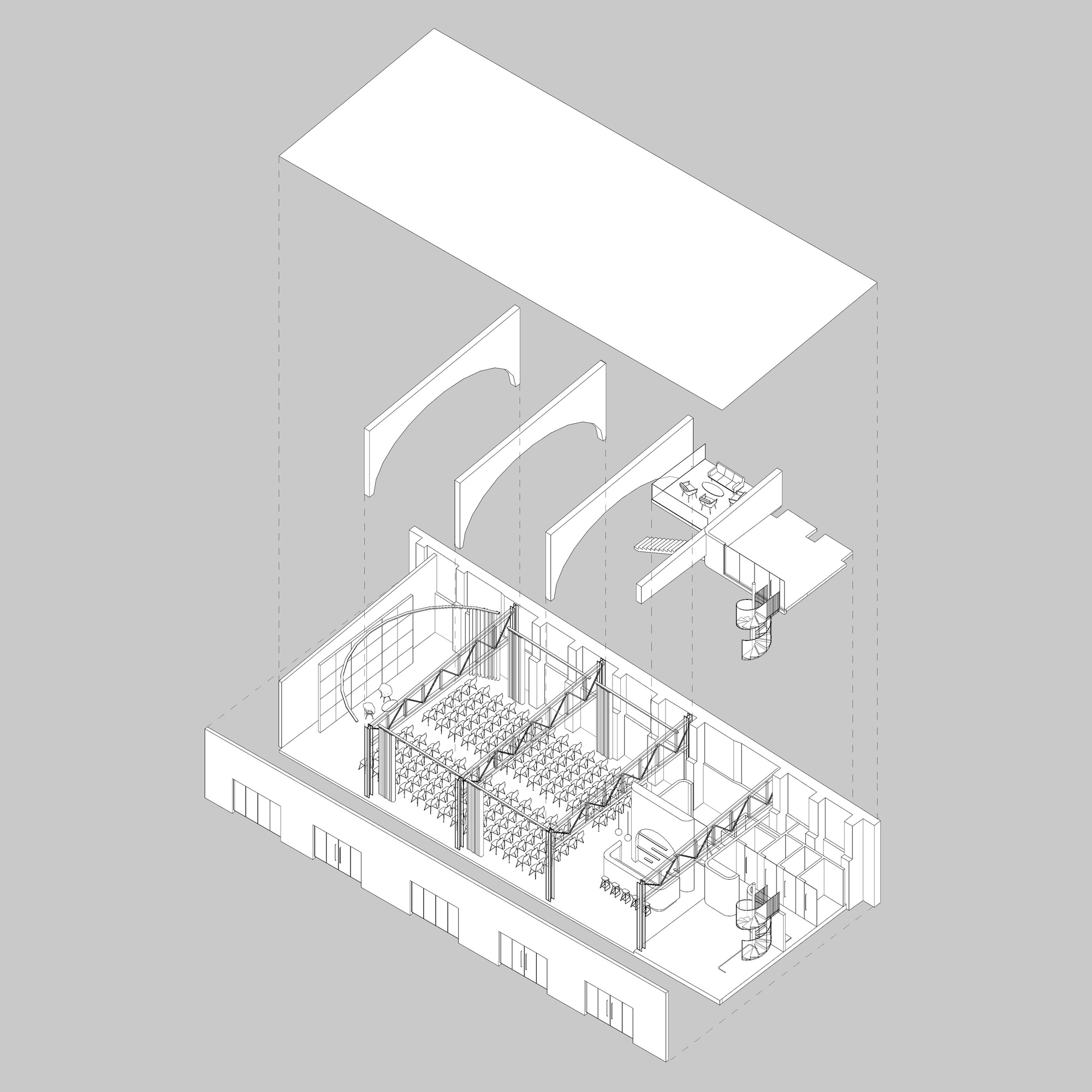 Gallery of Grey-Green Event Space / MT.A - 14