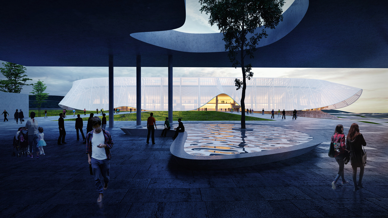 Gallery of 10 Stadiums Shedding Light on the Future of Sports ...