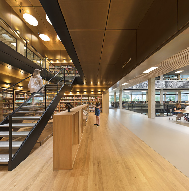 Erasmus University Rotterdam Library Renovation / Defesche Van den Putte architecture + urbanism - Interior Photography, Stairs