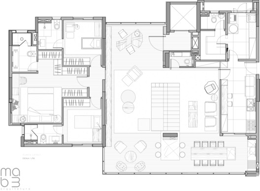 Núcleo Apartment / MAB3 Arquitetura - Image 42 of 44