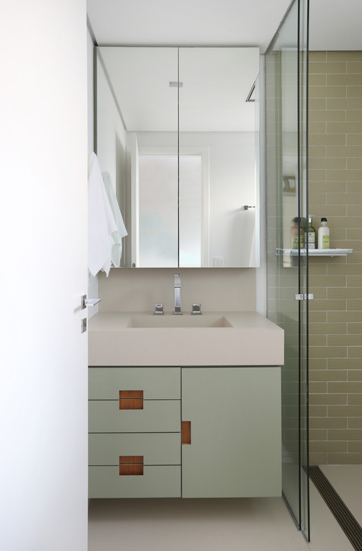 Núcleo Apartment / MAB3 Arquitetura - Interior Photography, Bathroom, Glass