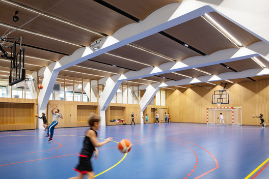 Alice Milliat Gymnasium / Marjan Hessamfar & Joe Vérons architectes associés - Interior Photography