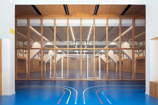 Alice Milliat Gymnasium / Marjan Hessamfar & Joe Vérons architectes associés - Interior Photography