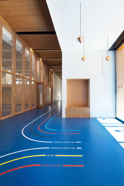 Alice Milliat Gymnasium / Marjan Hessamfar & Joe Vérons architectes associés - Interior Photography