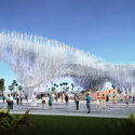 10 DESIGN Proposes an Expo Pavilion Entitled "A Country without Walls a Future without Limits" - Image 1 of 4