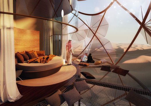 X-Architects Proposes "Architectural Constellation" for a Desert Hideaway Resort in KSA X-Architects Proposes "Architectural Constellation" for a Desert Hideaway Resort in KSA - Image 3 of 13