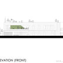 Front (East) Elevation - Cornwall Gardens House : Một thi&ecirc;n đường nhiệt đới m&aacute;t mẻ cho gia đ&igrave;nh