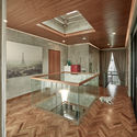 02 Atrium Skylight  Tumpang Sari2 - Tresno House / RAW Architecture: Biệt thự hiện đại c&acirc;y xanh v&agrave; hồ bơi