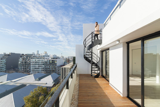 ATH60 Building / Cubero Rubio - Exterior Photography, Handrail, Balcony