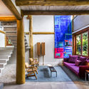 Casa da Mata Azul / Studio Carlito e Renata Pascucci - Fotografia de Interiores, Sala de Estar, Sofá, Janela, Porta, Escada, Viga