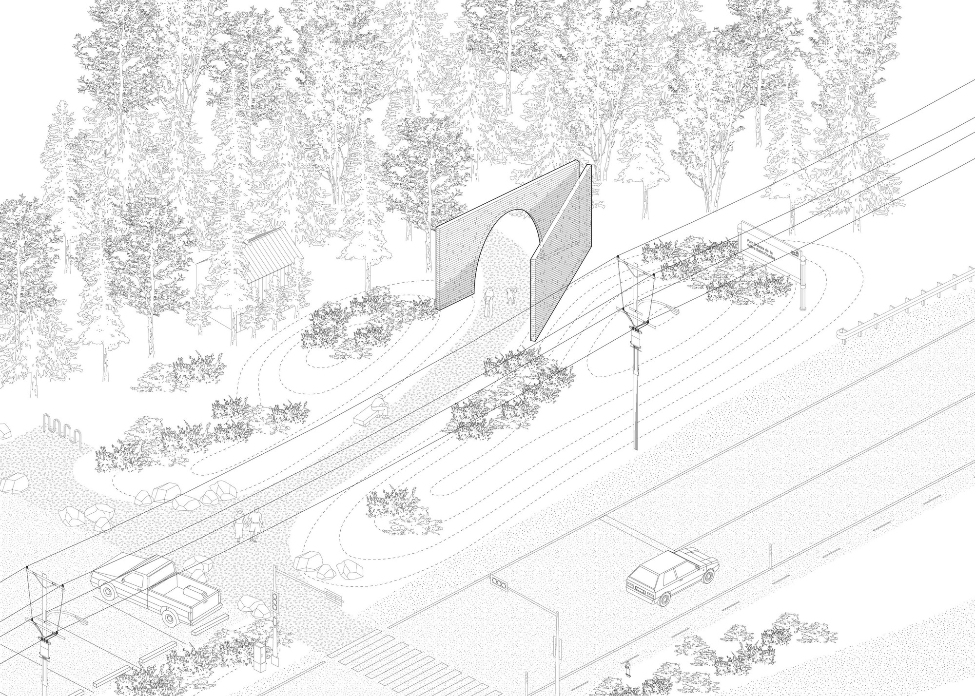 Gallery of Entre les lignes Landmark / Luca Fortin - 23