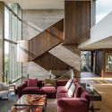 Residência Whitemud / Shugarman Architecture + Design - Fotografia de Interiores, Casas, Viga, Mesa
