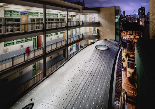 扩建九龙塘宣道小学，狭缝中的音乐厅 / 元新建城  - 建筑图, 隔断