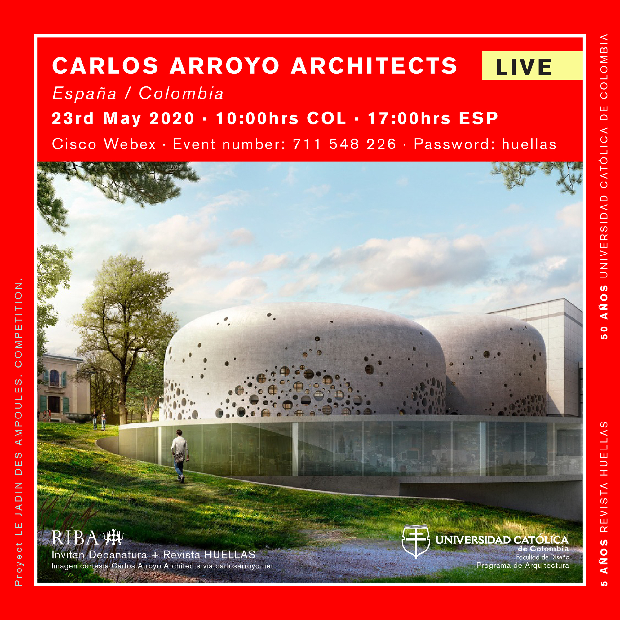 Live: Conferencia Internacional de Carlos Arroyo Architects | ArchDaily ...