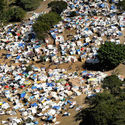 A tent city in Port-Au-Prince, Haiti. Image Courtesy of Wikimedia Commons