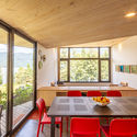Houses in Lago Colico / Benjamin Goñi Arquitectos + Claro + Westendarp Arquitectos - Interior Photography, Table, Windows, Chair