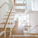 Twin House / Tetawowe Atelier - Interior Photography, House Interiors, Kitchen, Stairs, Handrail