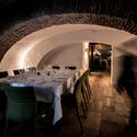 Cantina di David Restaurant / Design Brendan Bakker - Restaurant & Bar Interiors, Arch, Arcade, Table, Chair