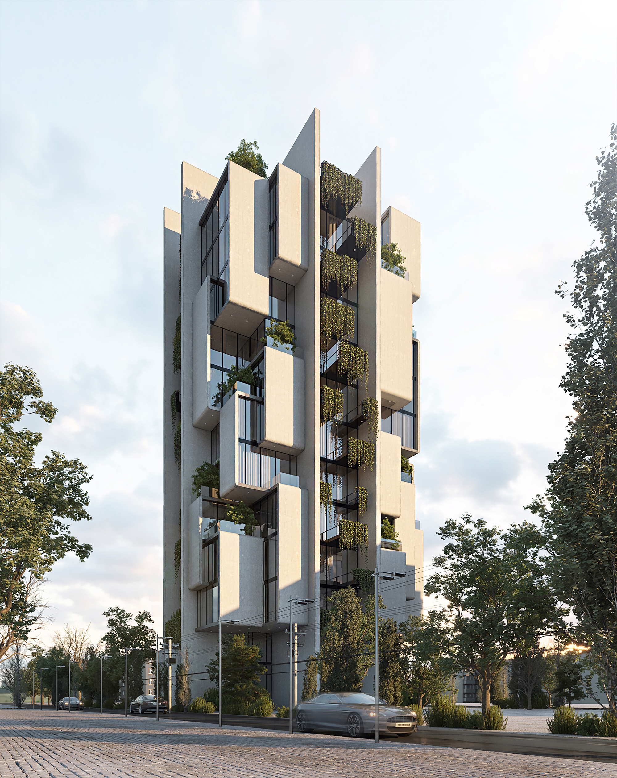 Gallery of A Vertical Neighborhood in Tehran and a Zero Emission House