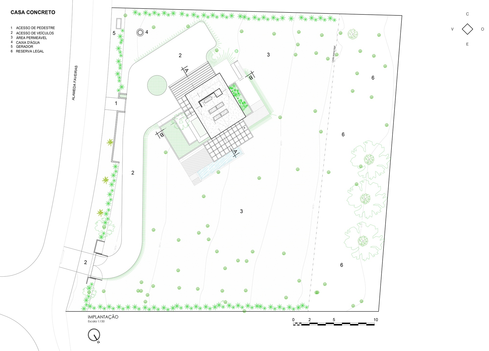 Galeria de Casa Concreto / Costaveras Arquitetos - 21
