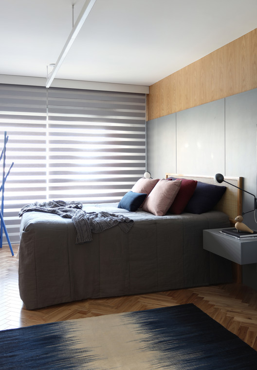 Apartamento TG / Ana Sawaia Arquitetura - Fotografia de Interiores, Sala de Estar, Sofá, Dormitório, Cama