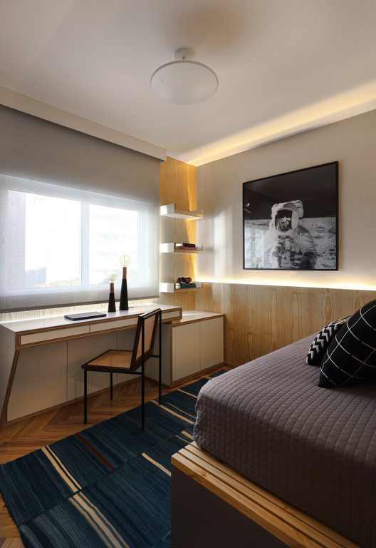 Apartamento TG / Ana Sawaia Arquitetura - Fotografia de Interiores, Janela, Mesa, Cadeira