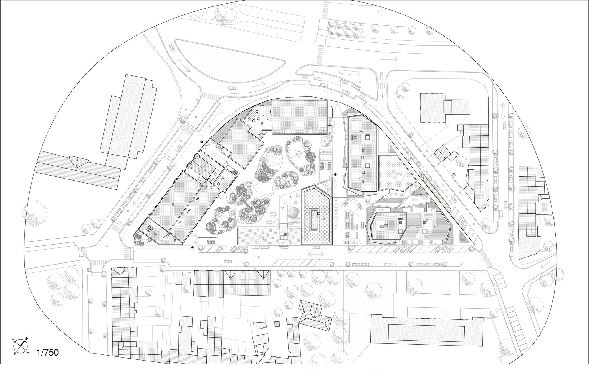 Gallery of Lutgardis, Reconstruction of a Block with Facilities and ...