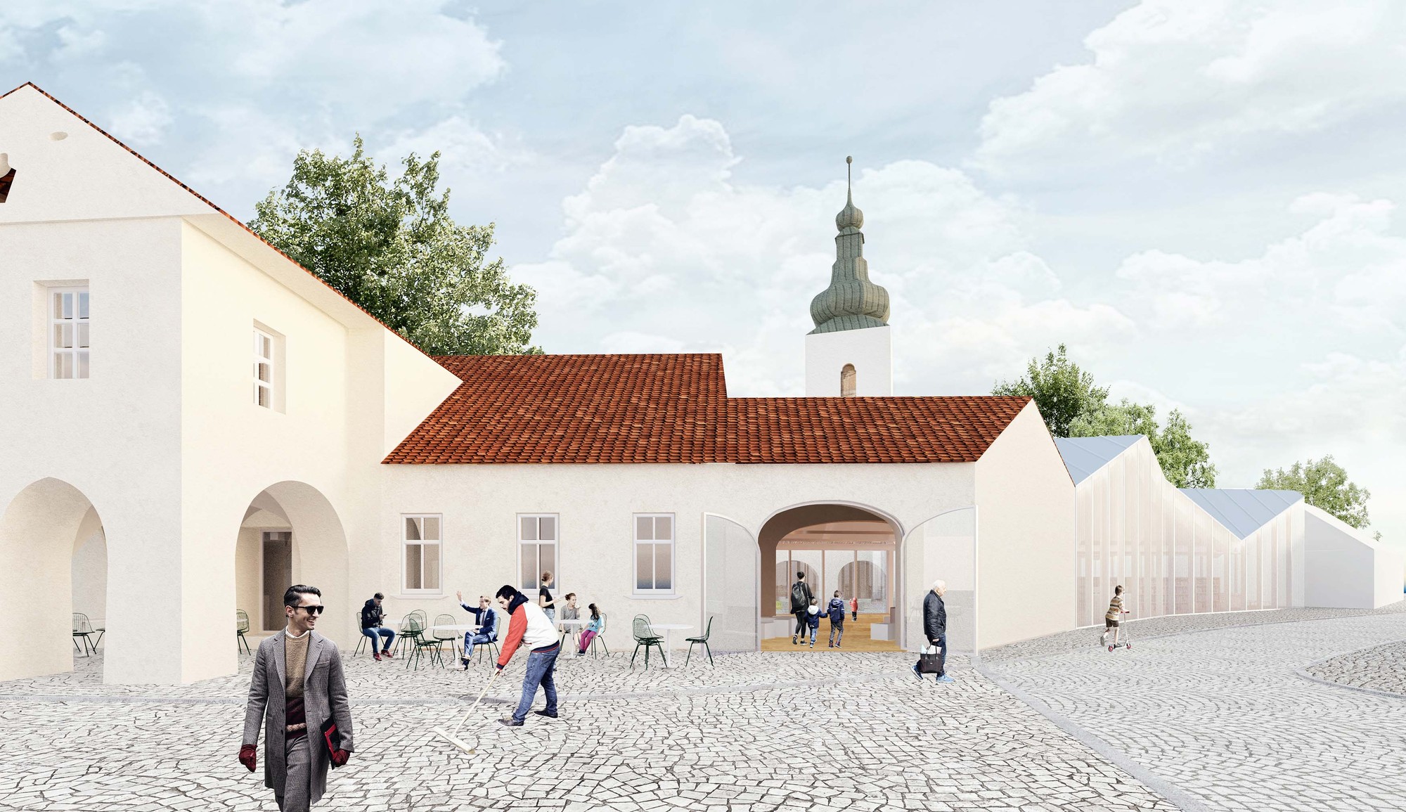 Cultural Center in Modřice Designed to Celebrate Czechia | ArchDaily