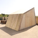 Studio Diagonal Reception and Studio / Madeiguincho - Exterior Photography, Wood, Concrete