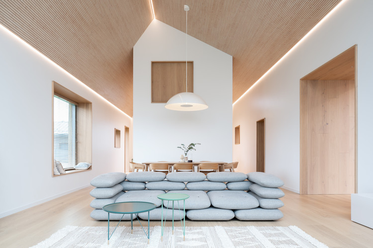 The Big Family House / ARCHISPEKTRAS - Interior Photography, Living Room, Wood, Table, Windows, Bedroom