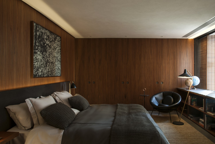 Flat 51 / studio mk27 - Fotografia de Interiores, Dormitório, Madeira, Cama