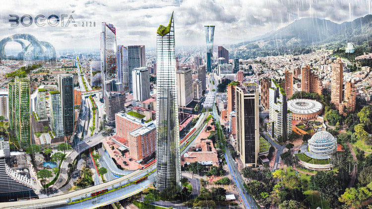 Vencedores do concurso de visualização Bogotá 2120 - Imagem 2 de 4