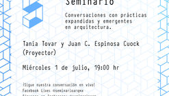 Seminario 01: Tania Tovar y Juan C. Espinosa Cuock (Proyector)
