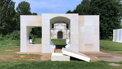 Serpentine Summer House Installation / NLÉ