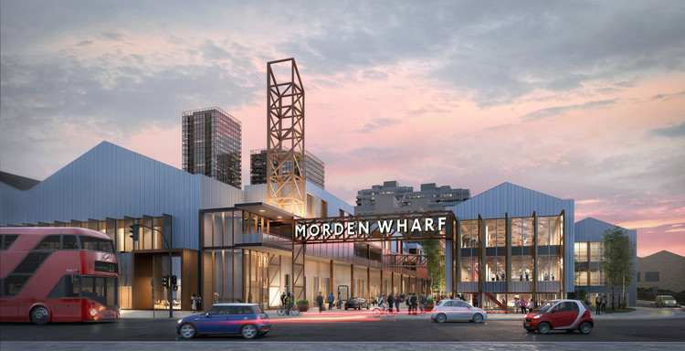 U+I Reveals New Images of OMA-Designed Morden Wharf, a Mixed-Use Neighborhood on Greenwich, London - Image 7 of 9