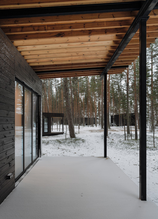 Tochka na Karte Country Hotel / Rhizome - Interior Photography, Beam, Column