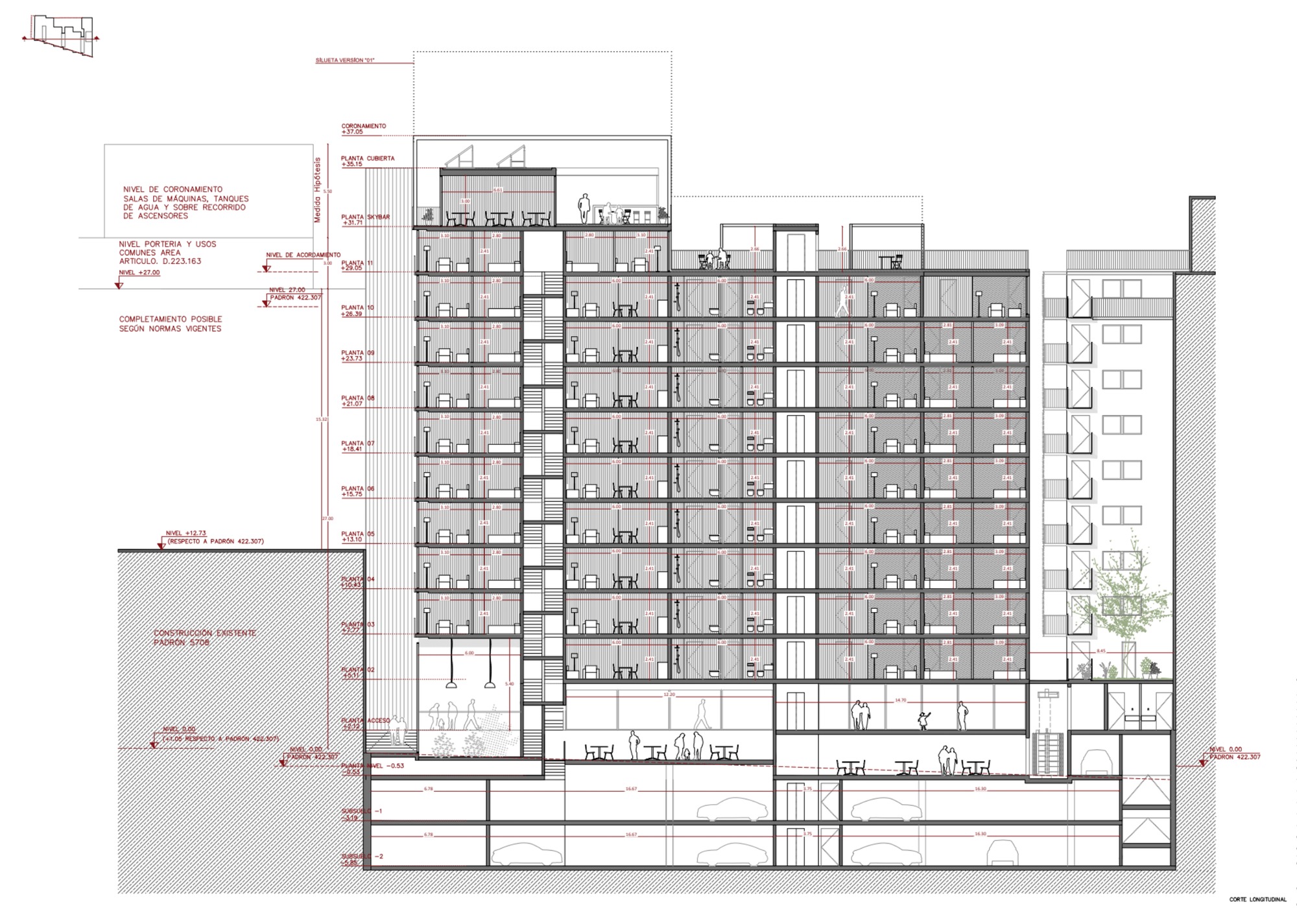 Galería de OAB y Hauser diseñan edificio de usos mixtos para el centro ...