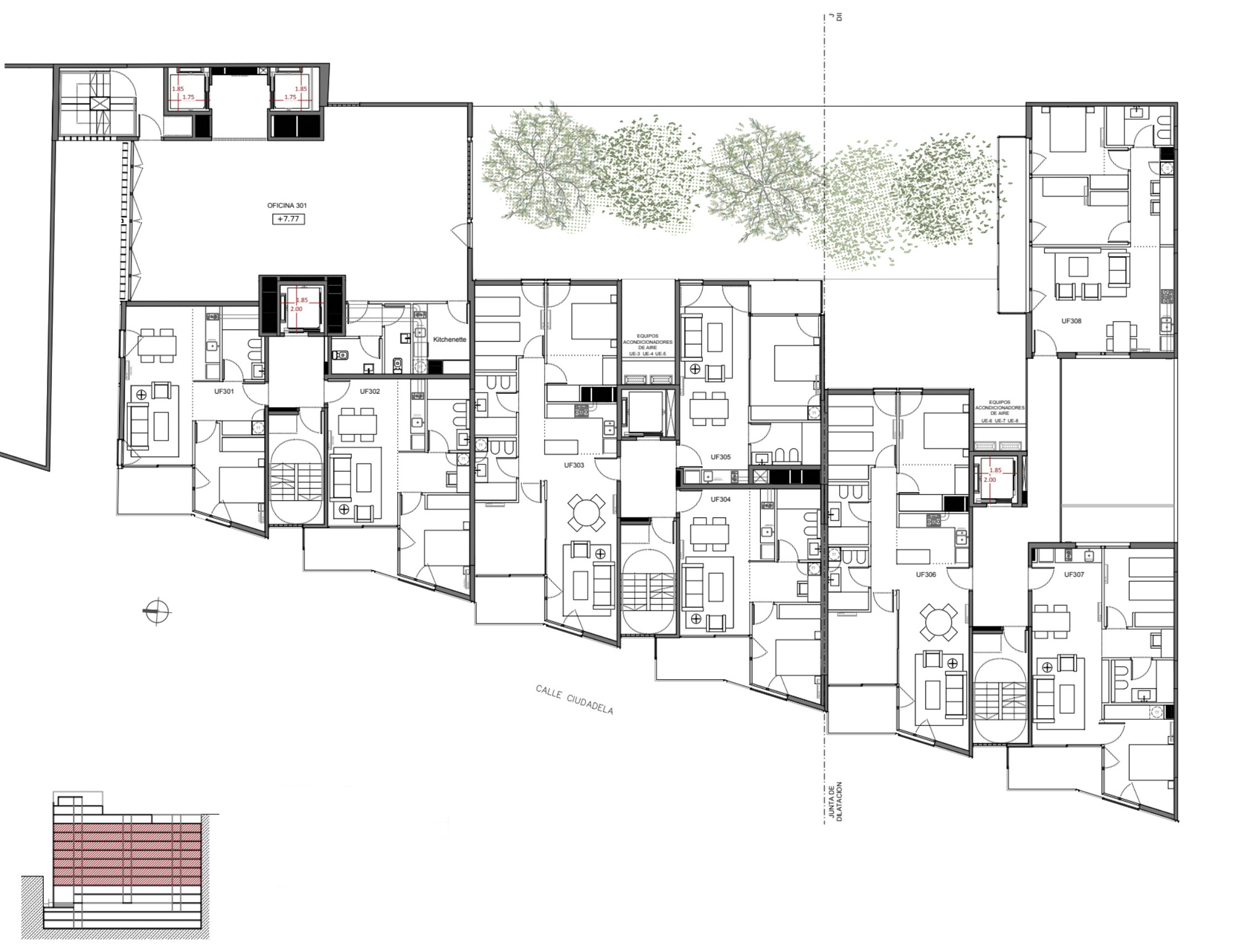 Galería de OAB y Hauser diseñan edificio de usos mixtos para el centro ...