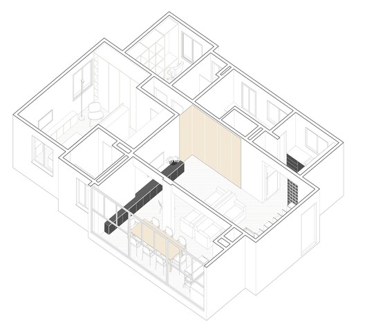 Panorama Apartment / 0E1 Architects Panorama Apartment / 0E1 Architects - Image 14 of 17