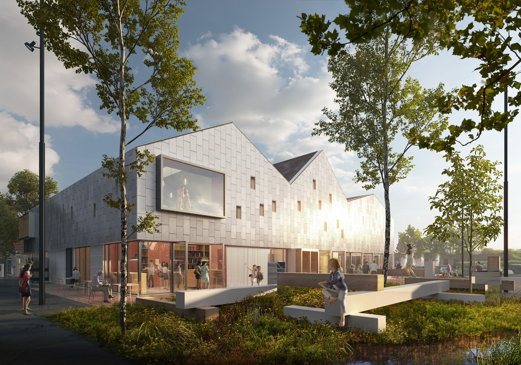 Gallery of Christensen & Co. Imagines Viby Library and Cultural House