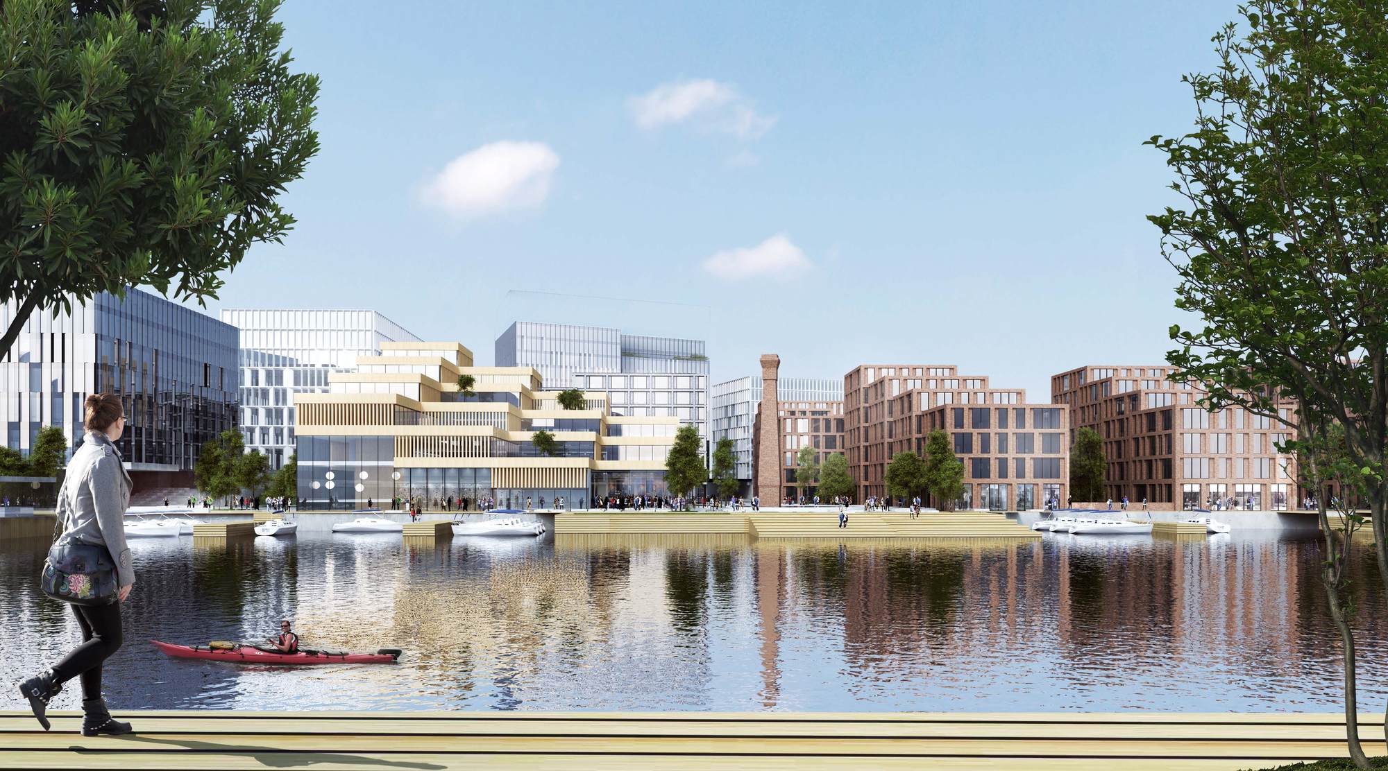 Gallery of Belfast Waterside Development by Henning Larsen Receives