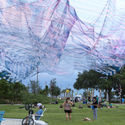 笼罩码头区的纤维雕塑 / Janet Echelman - 建筑图, 景观装置