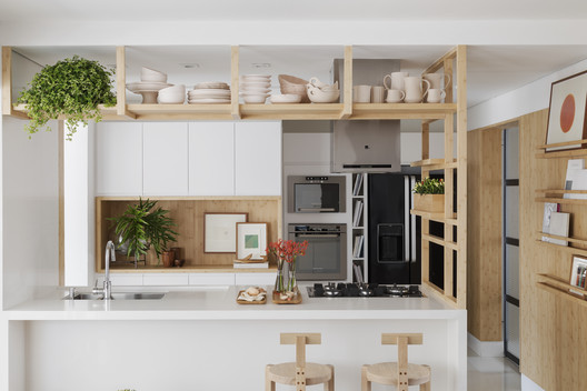 Aurélia Kitchen / Renato Mendonça Arquitetura - Interior Photography, Kitchen, Wood