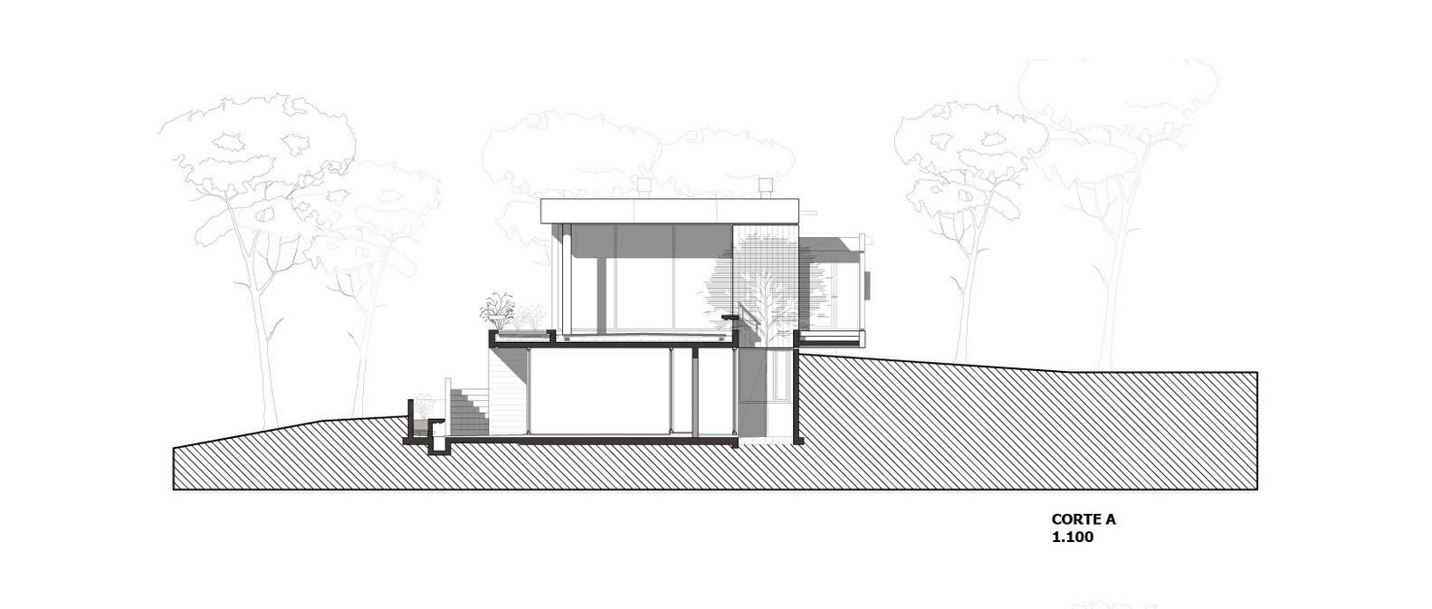 Galería de Casa con diez pinos / Estudio Frolik 33