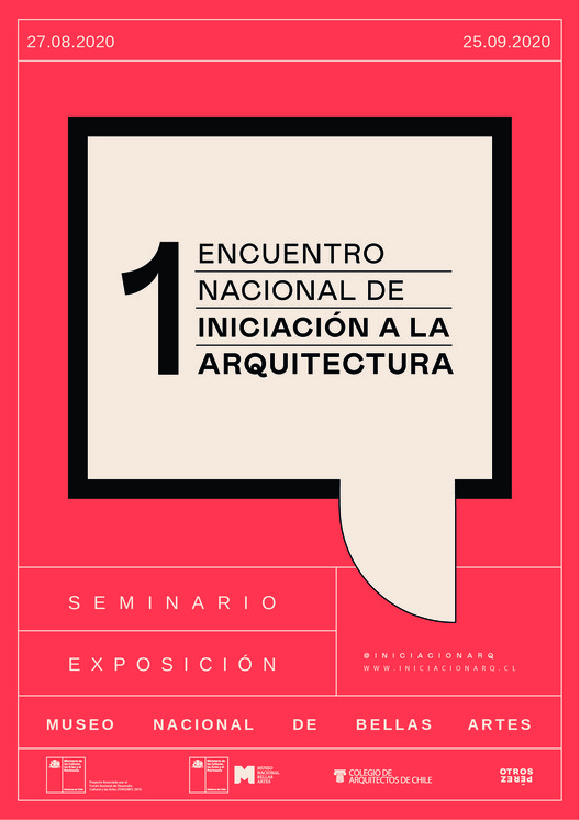 Primer Encuentro Nacional de Iniciación a la Arquitectura, Identidad gráfica diseñada por 'Otros Perez'