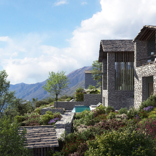 Oppenheim Creates Secluded Swiss Resort to Frame Mountain Views Oppenheim Creates Secluded Swiss Resort to Frame Mountain Views - Image 14 of 30