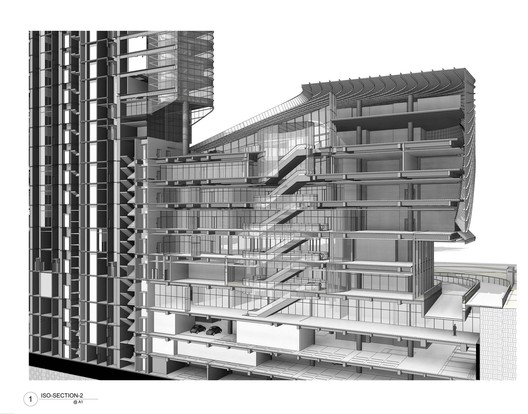 SHUIBEI International Center / Aedas - Image 14 of 14