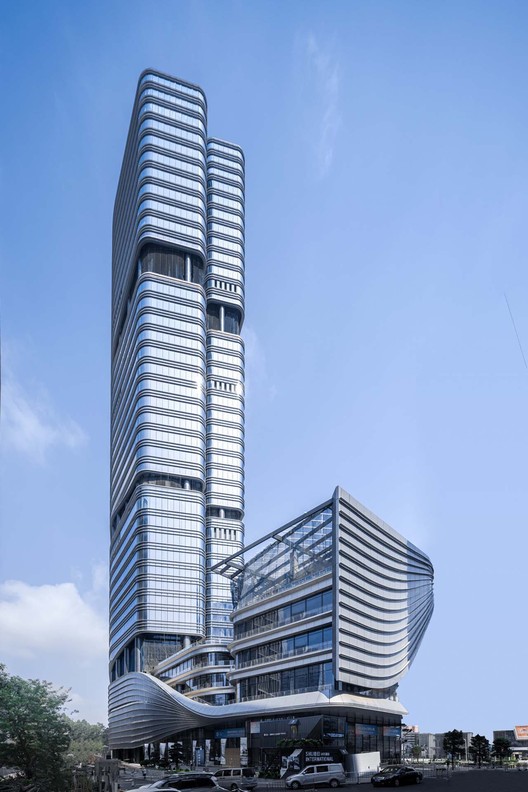 SHUIBEI International Center / Aedas - Exterior Photography, Facade