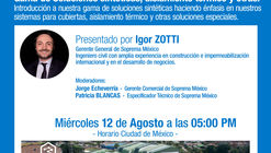 Webinar SOPREMA: Gama sintéticos, aislamientos y otros