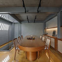 THE YELLOW BOX / TRAANSPACE - Table, Chair, Windows